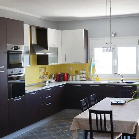 Modern Big House In The Port Of Andros דירה *